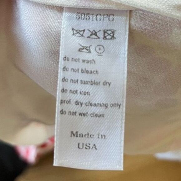 CAROLINA HERRERA New York Red Polka Dot 100% Silk Midi Dress Women's Size 6 - Picture 6 of 10